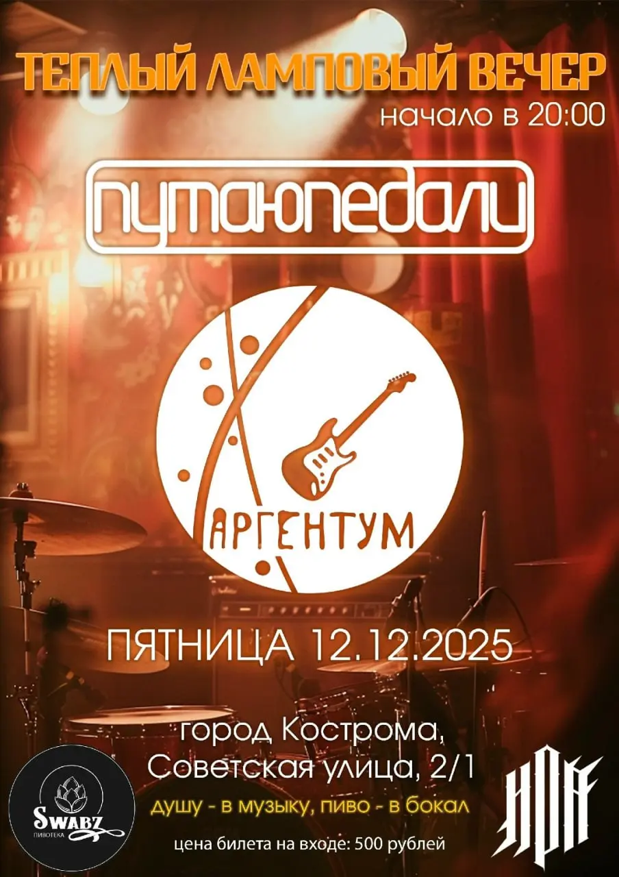 Выступление групп Путаю педали и АРГЕНТУМ