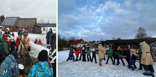 Новогодняя программа на фабрике игрушек в Клину