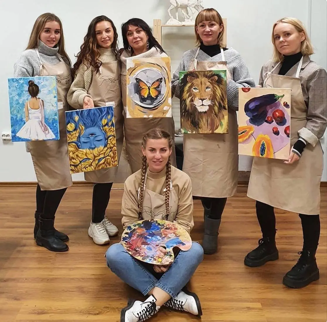 Мастер-класс по рисованию акрилом