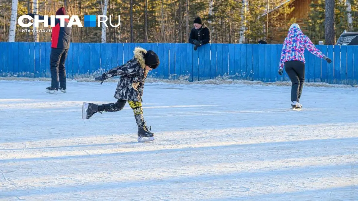 Открытие катка на Высокогорье