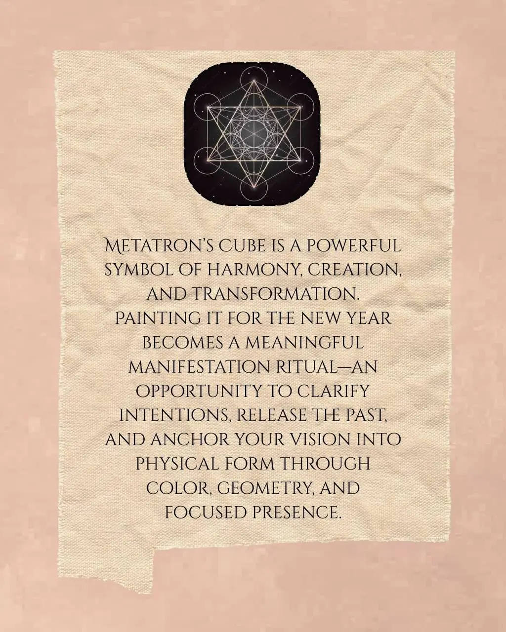 Воркшоп по сакральной геометрии и чайной церемонии