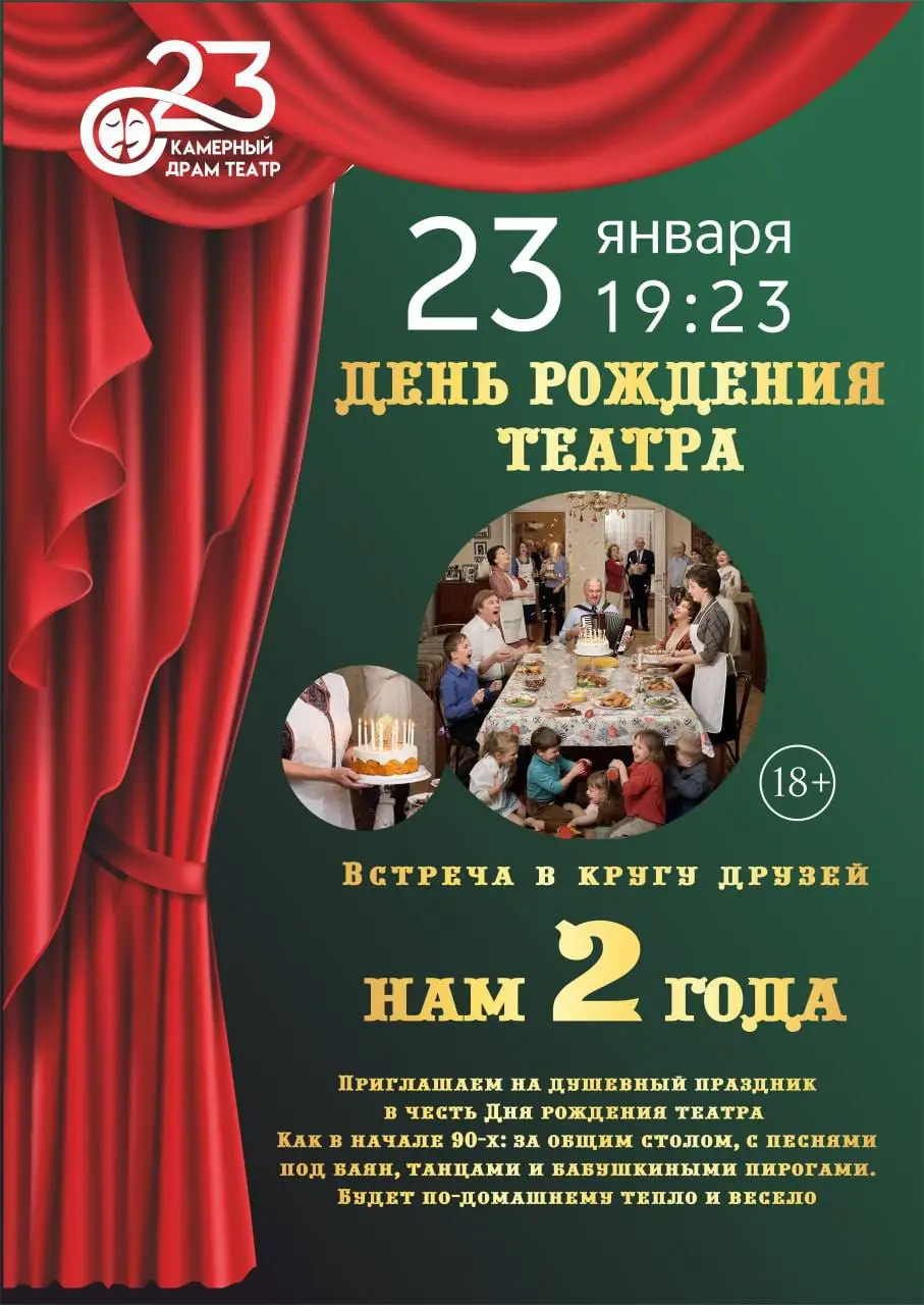 Празднование дня рождения театра