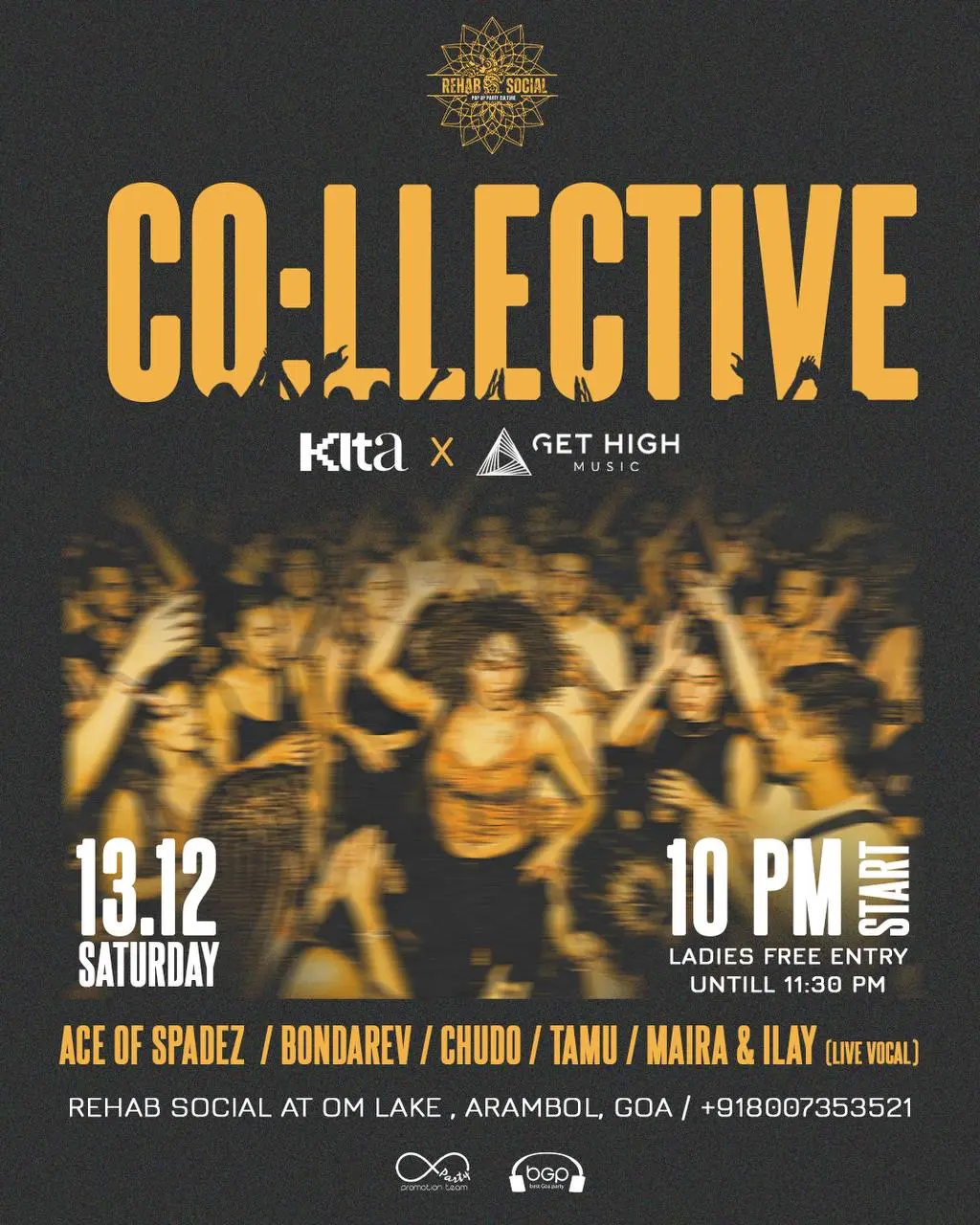 Вечеринка Co:llective в клубе REHAB