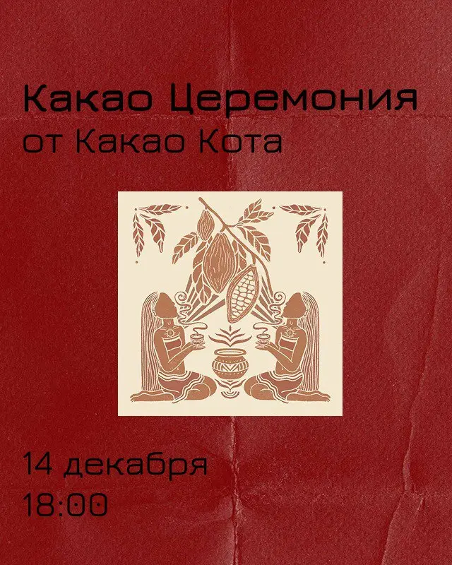 Церемония какао в уютной атмосфере