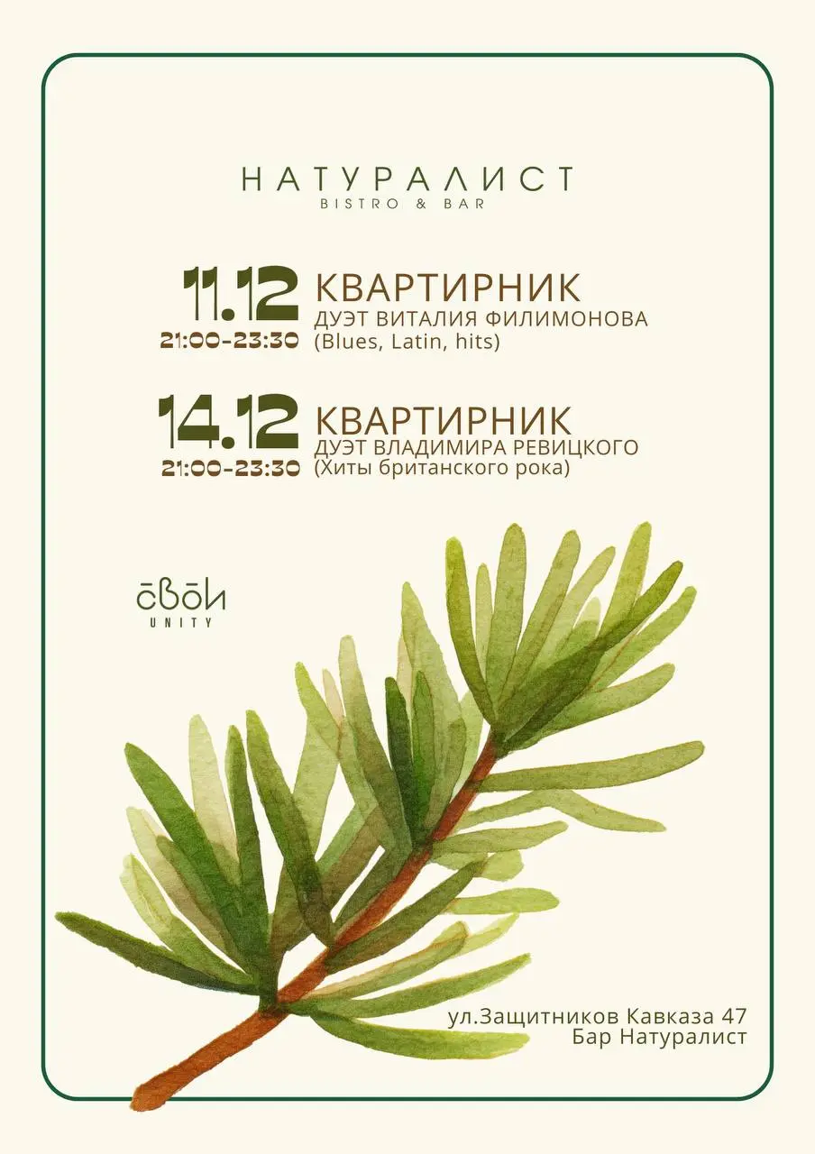 Квартирник дуэта Виталия Филимонова