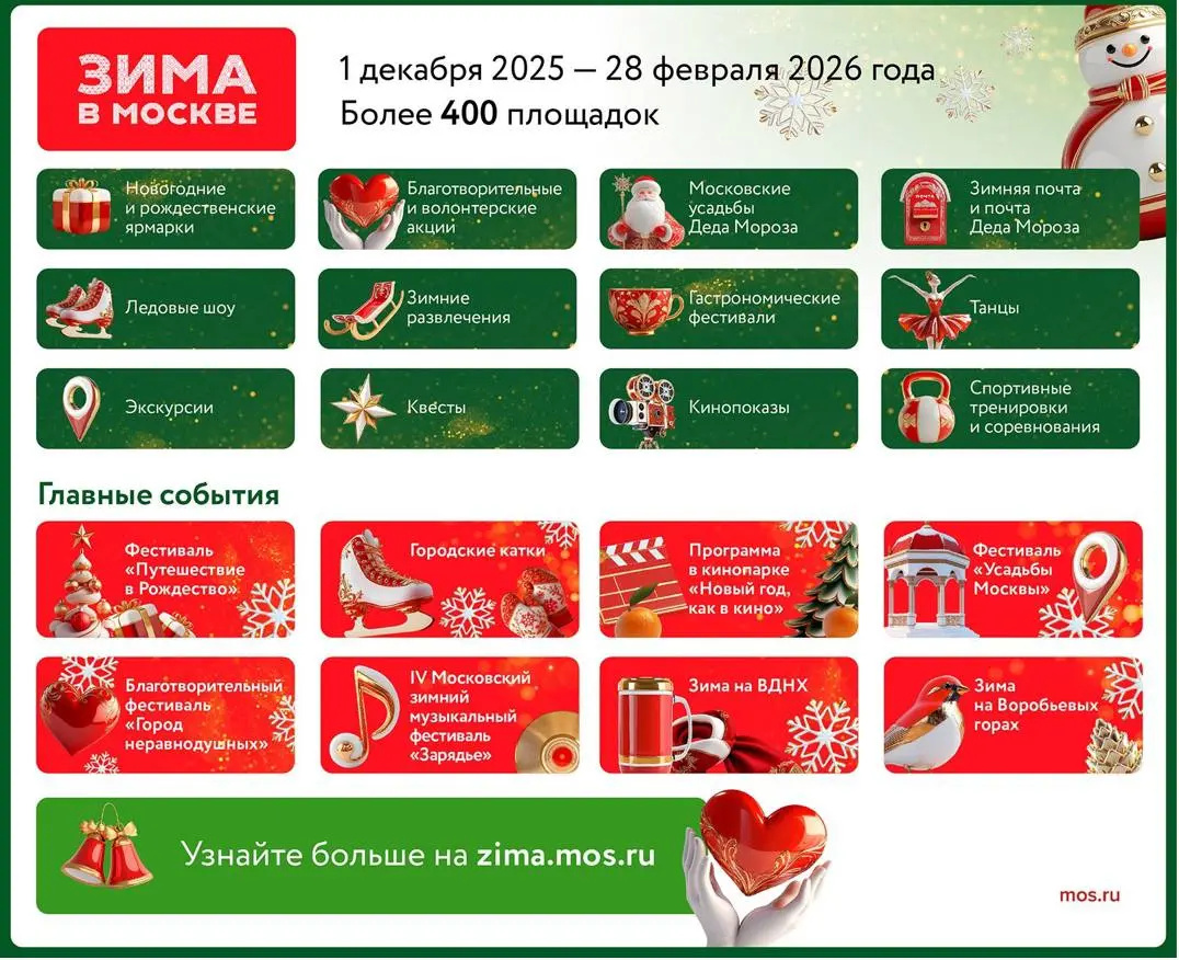 Фестиваль Зима в Москве