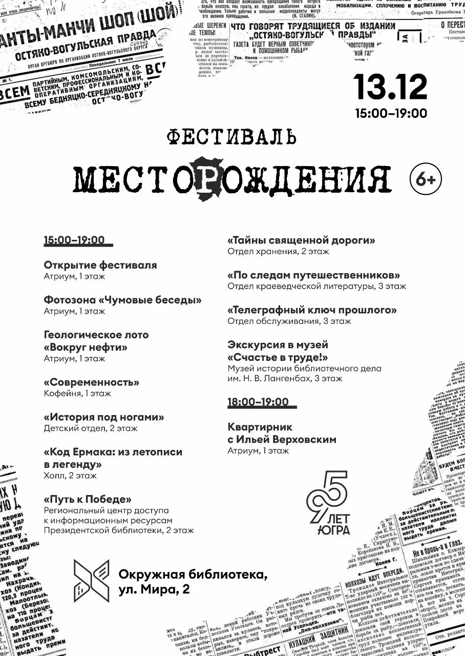 Фестиваль МестоРождения в Окружной библиотеке