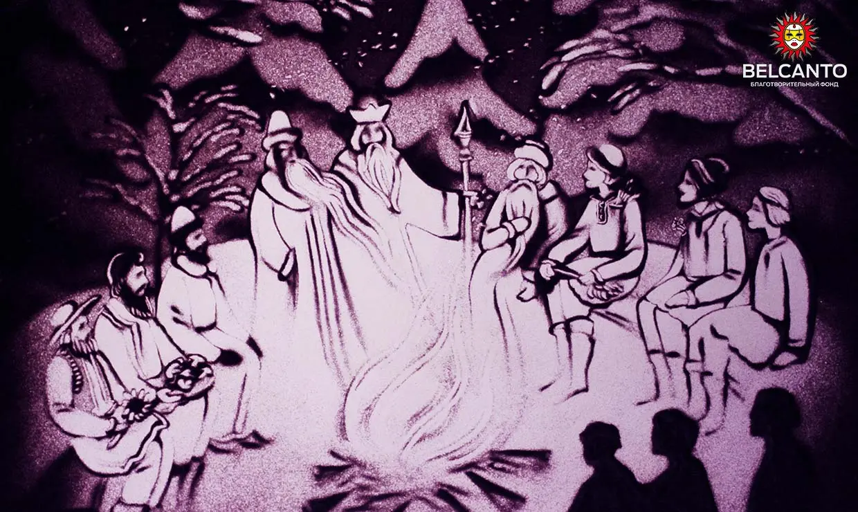 Спектакль на тему Новогодней сказки "Двенадцать месяцев"