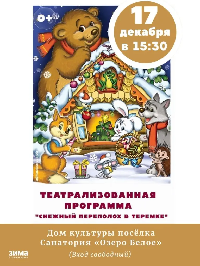 Театрализованная программа Снежный переполох