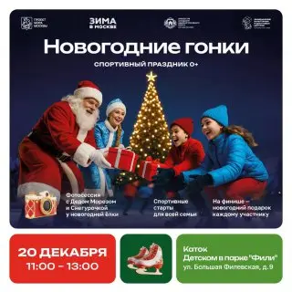Спортивный праздник Новогодние гонки