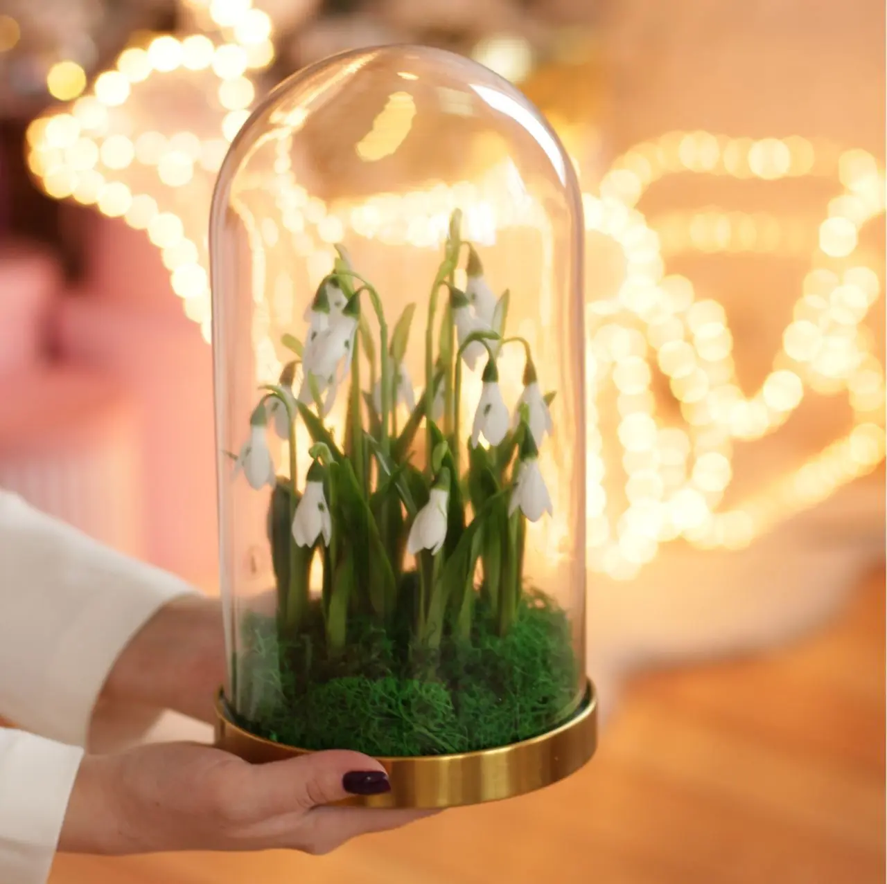 Мастер-класс по лепке композиций с подснежниками