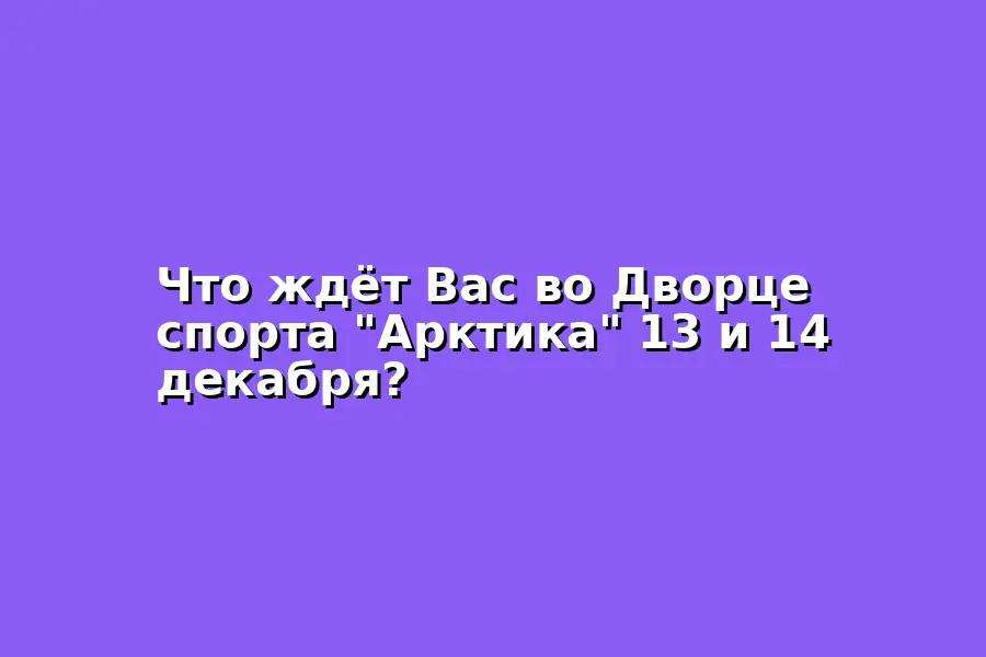 Массовые катания на ледовой арене Арктика
