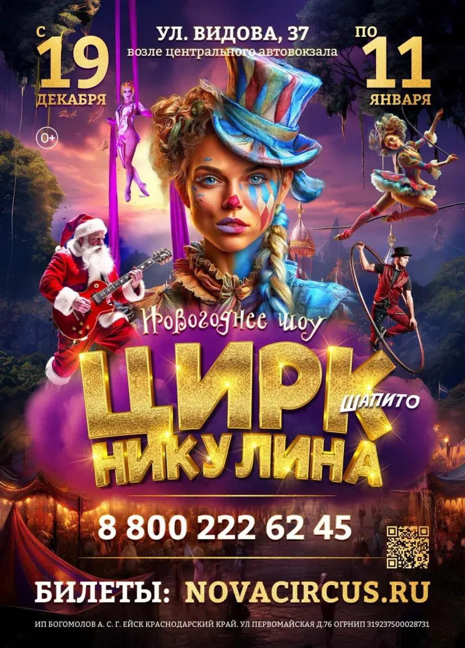 Цирковое шоу Новогодняя магия