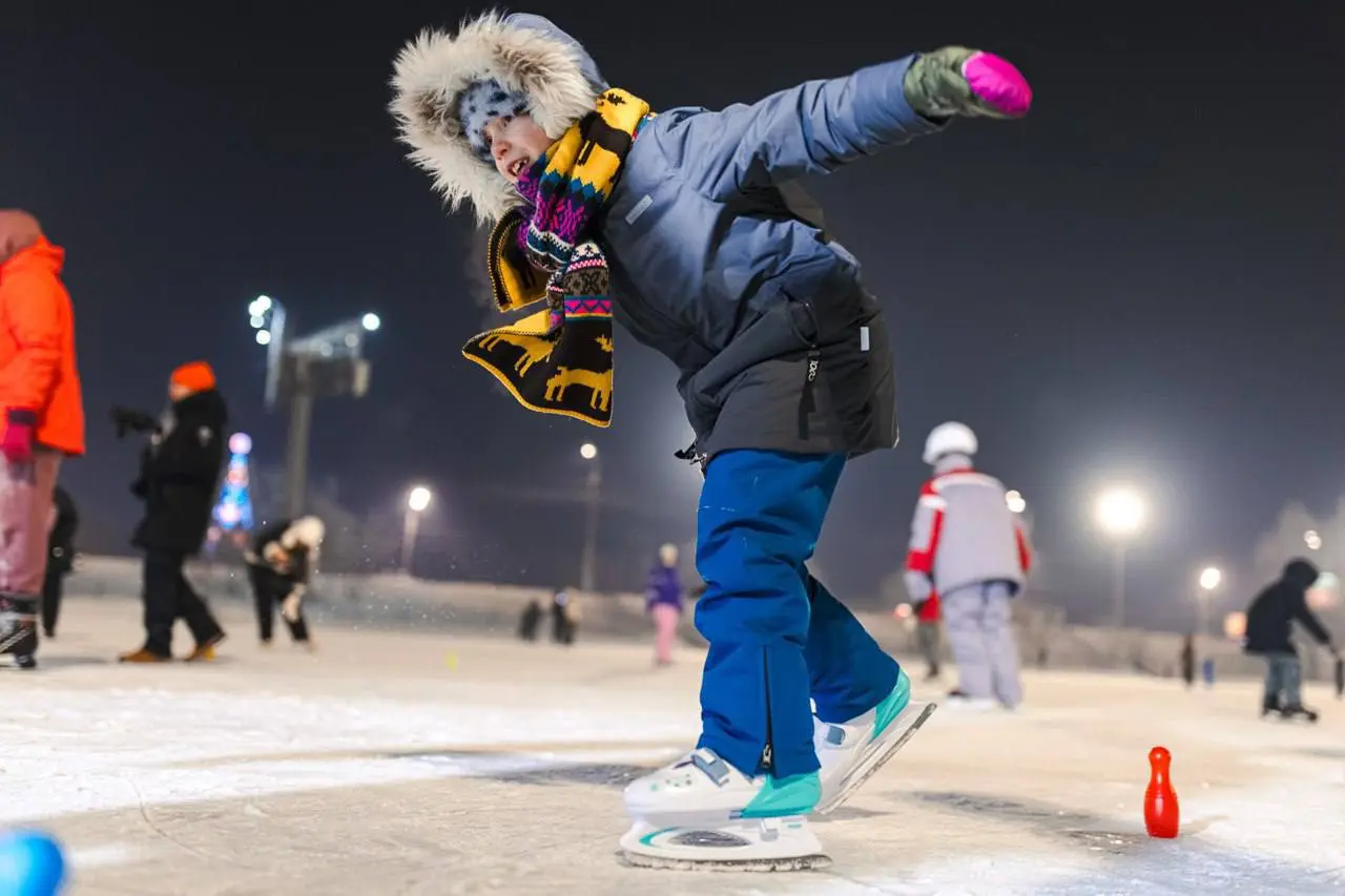 Открытие катка в Татышев-парке с развлекательной программой