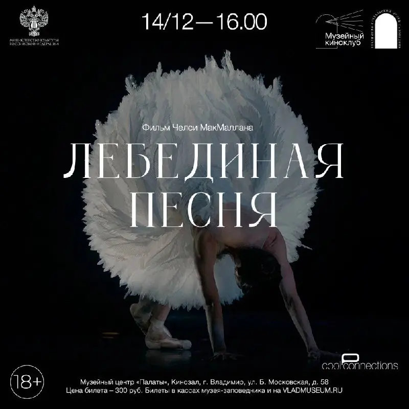 Показ фильма о балете Лебединая песня