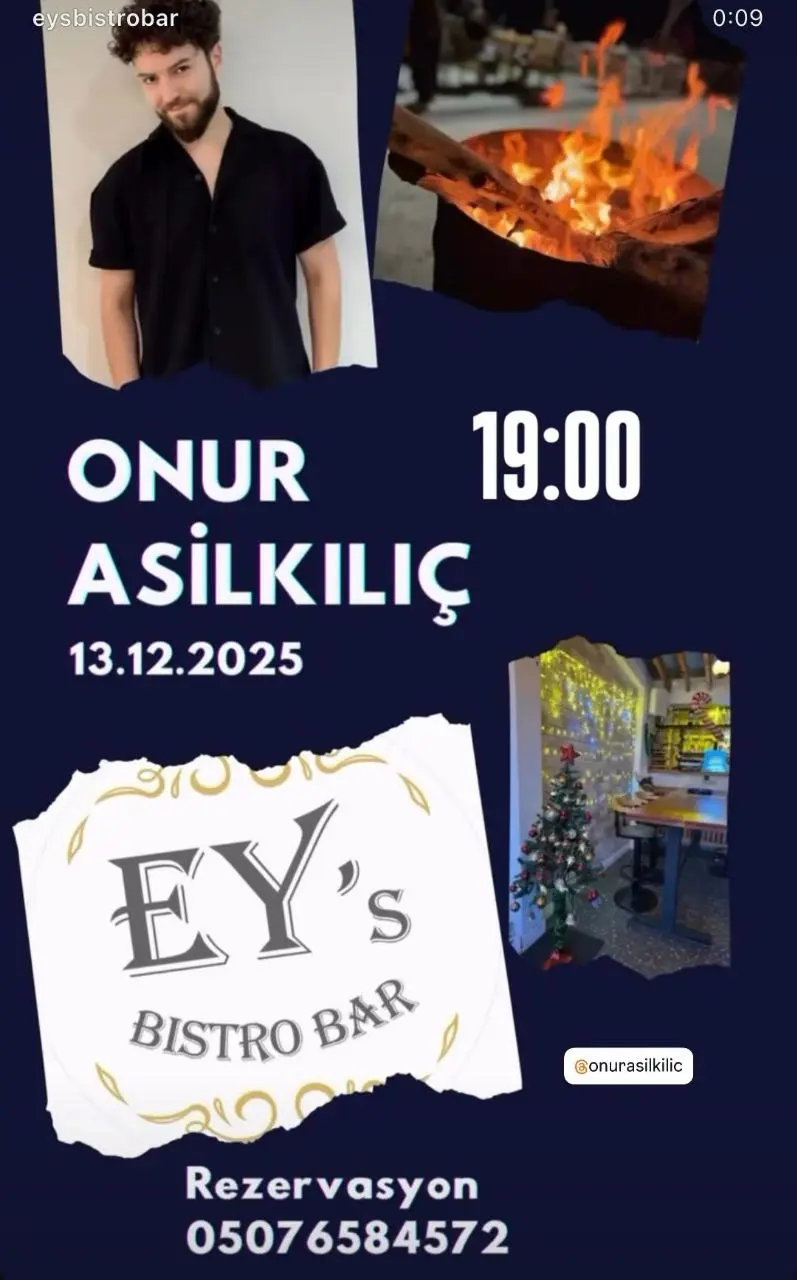 Концерт ONUR ASILKILIÇ в Cafe-bistro