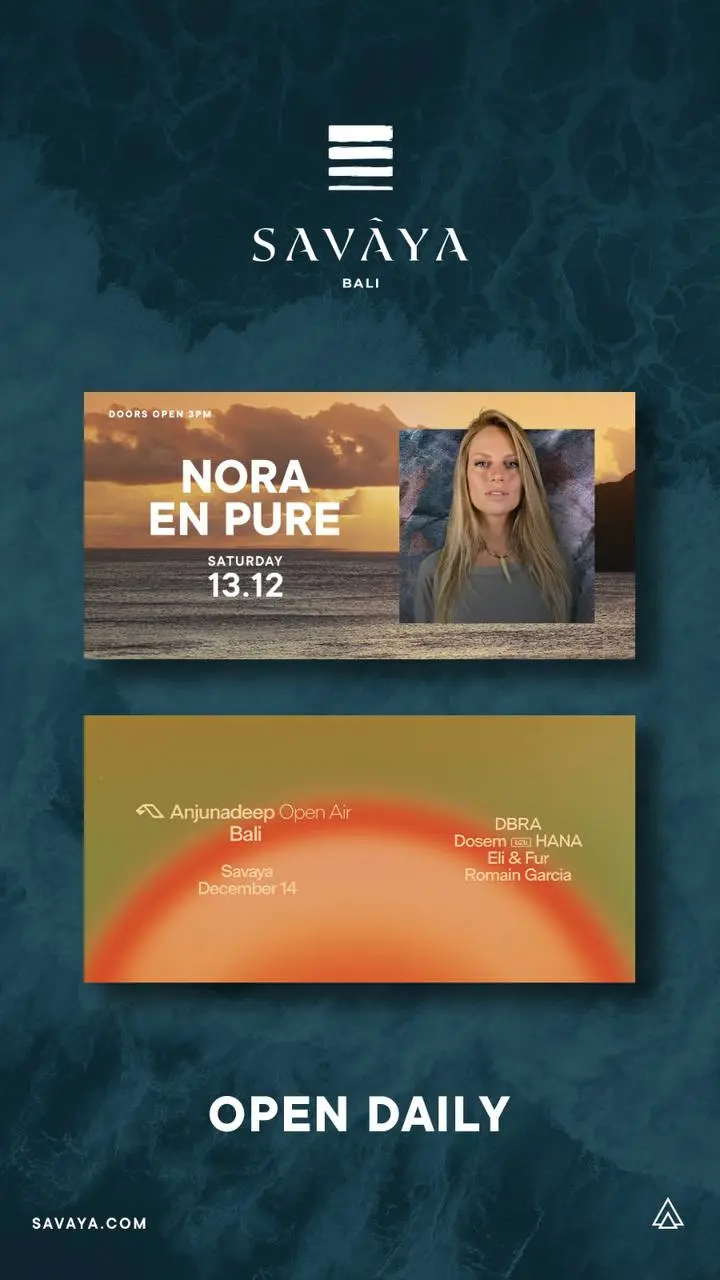 Вечеринка SAVAYA с участием NORA EN PURE