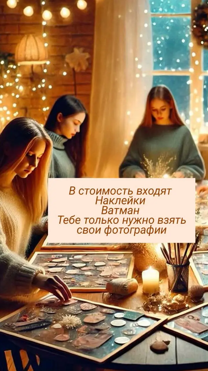 Девичник по созданию Карты желаний на 2026 год