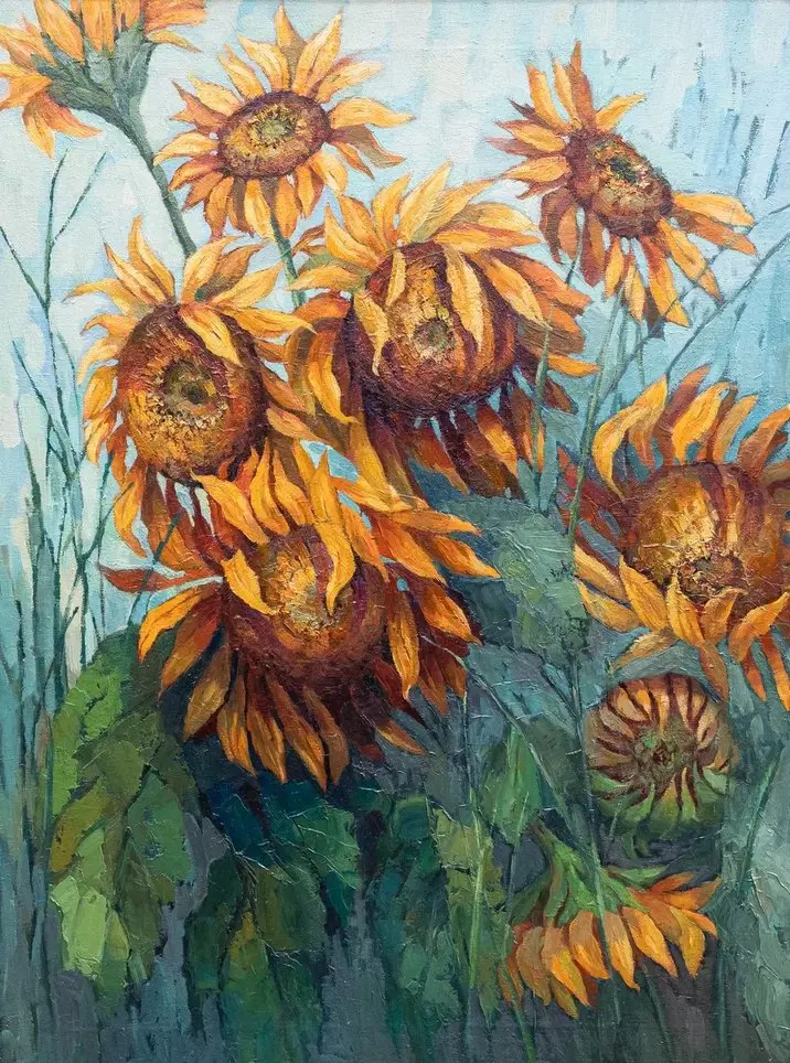 Выставка картин Подсолнухи