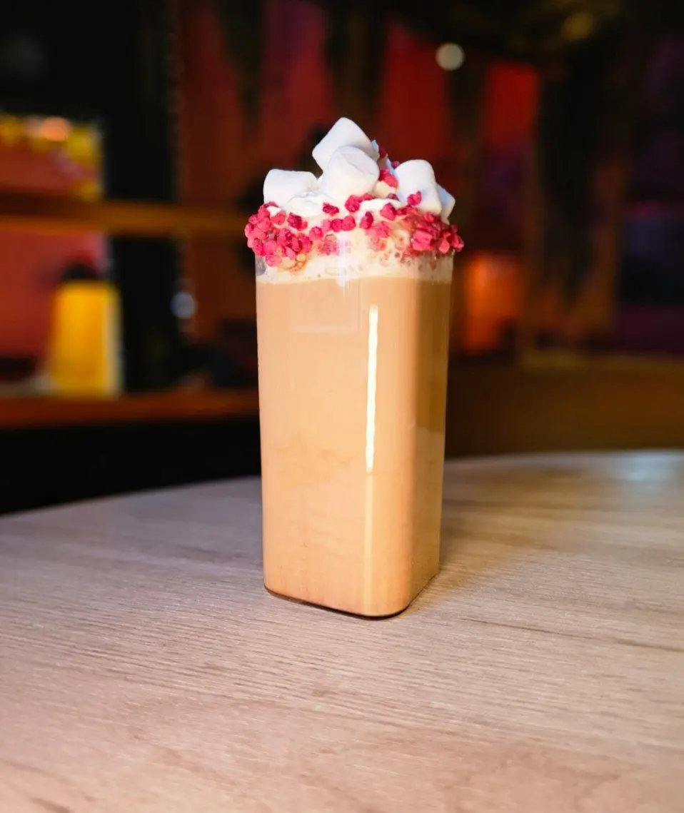 Специальное меню в корейской кофейне Хондэ