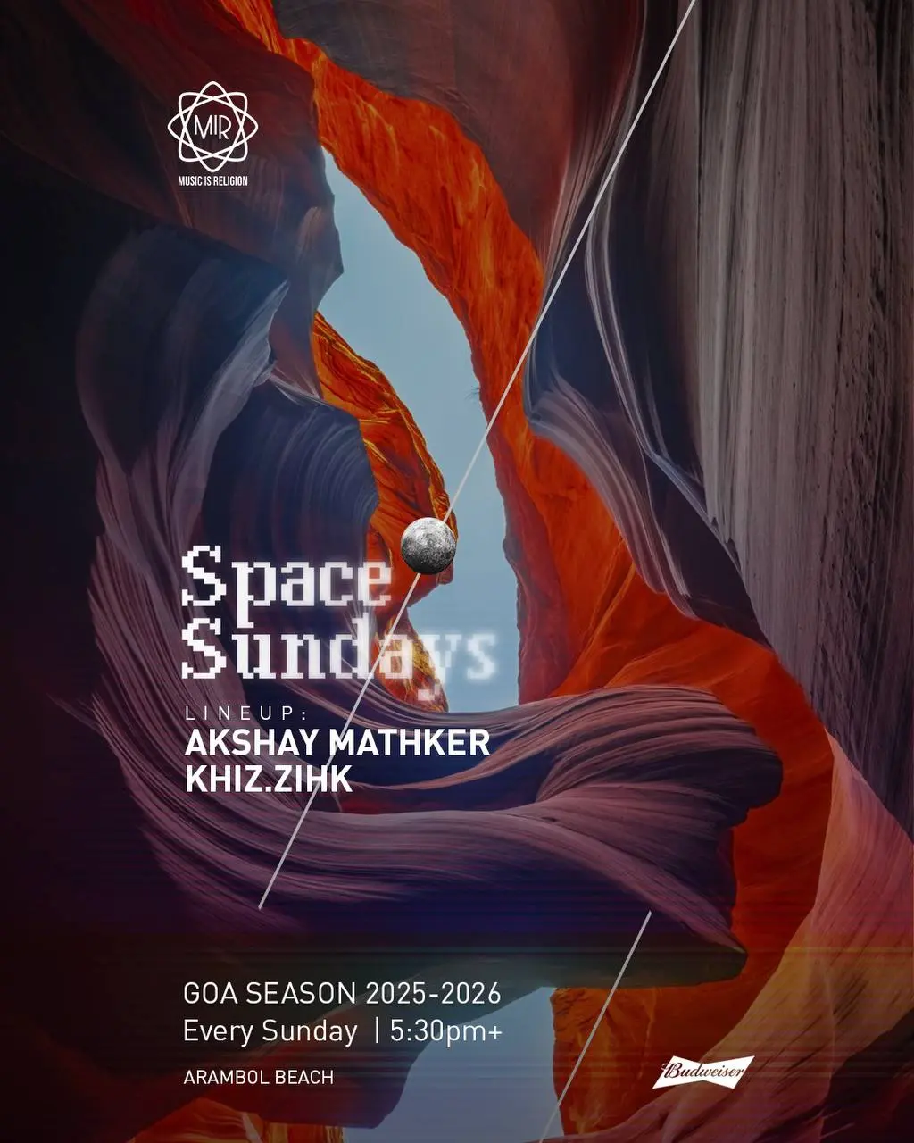 Вечеринка Space Sundays в Arambol beach