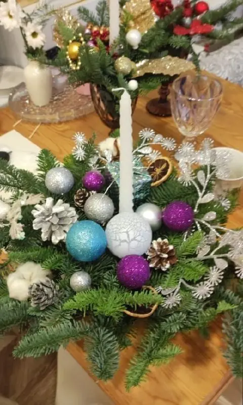 Мастер-класс по созданию новогодних композиций