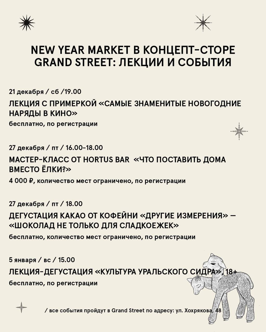 Открытие поп-ап Измерений и новогодняя Сандарина
