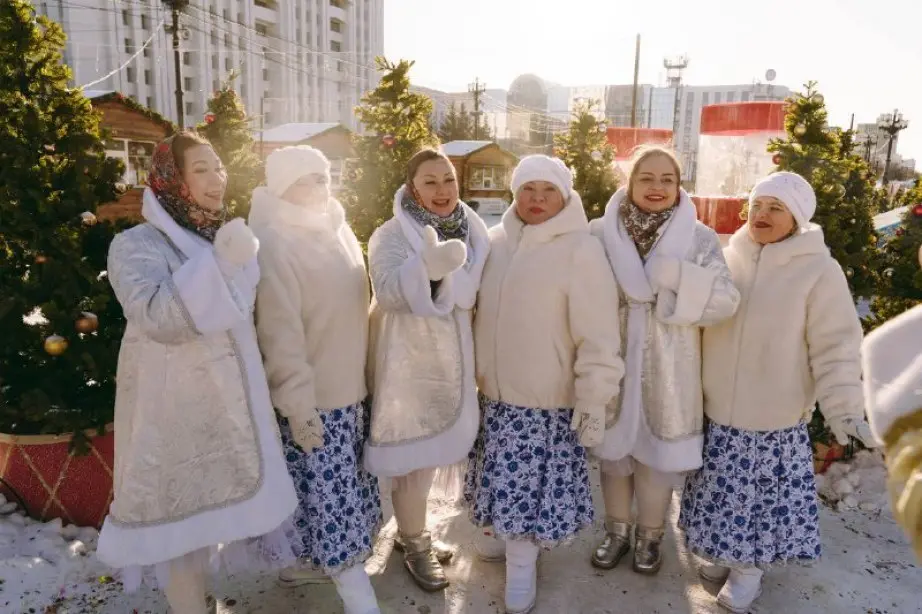 Новогодние гулянья в Хабаровске