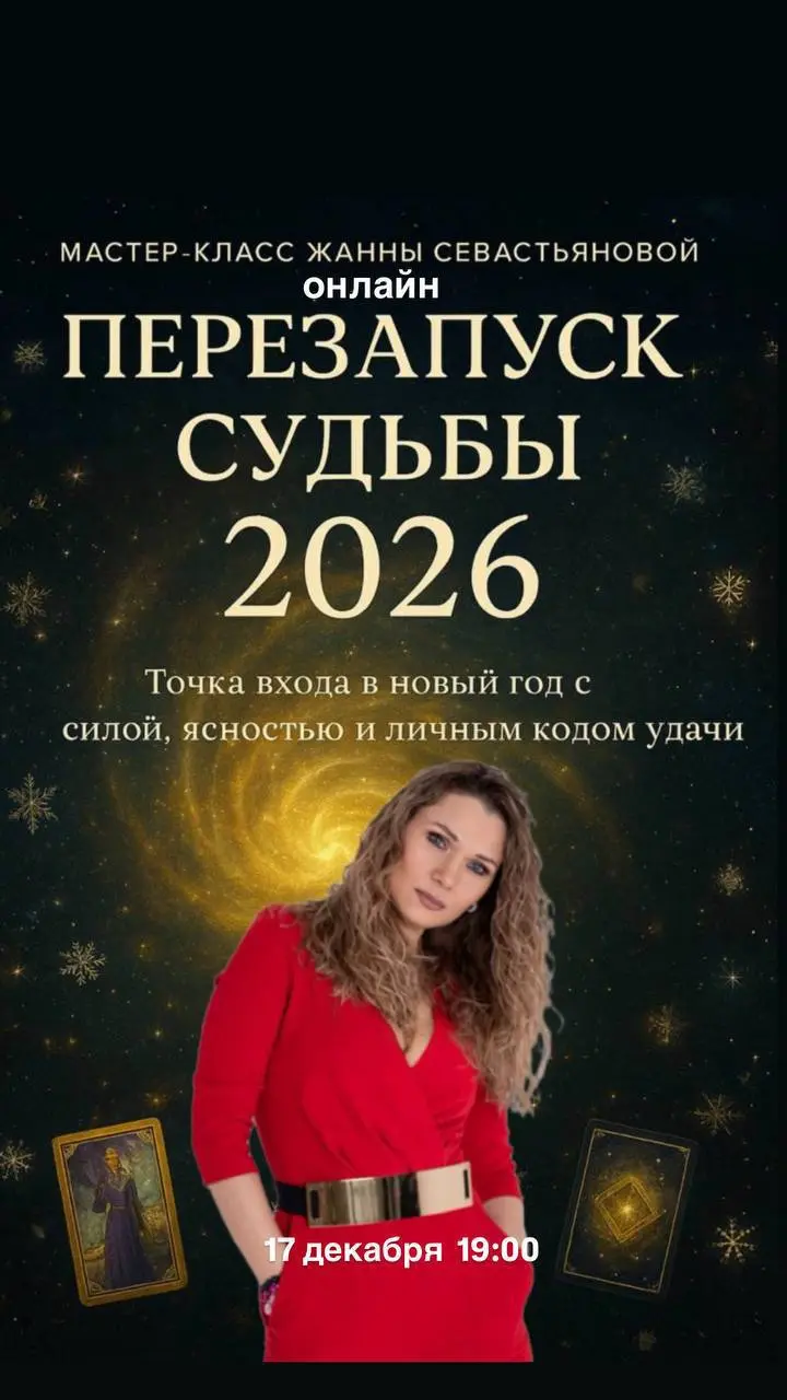 Онлайн мастер-класс Перезапуск Судьбы 2026
