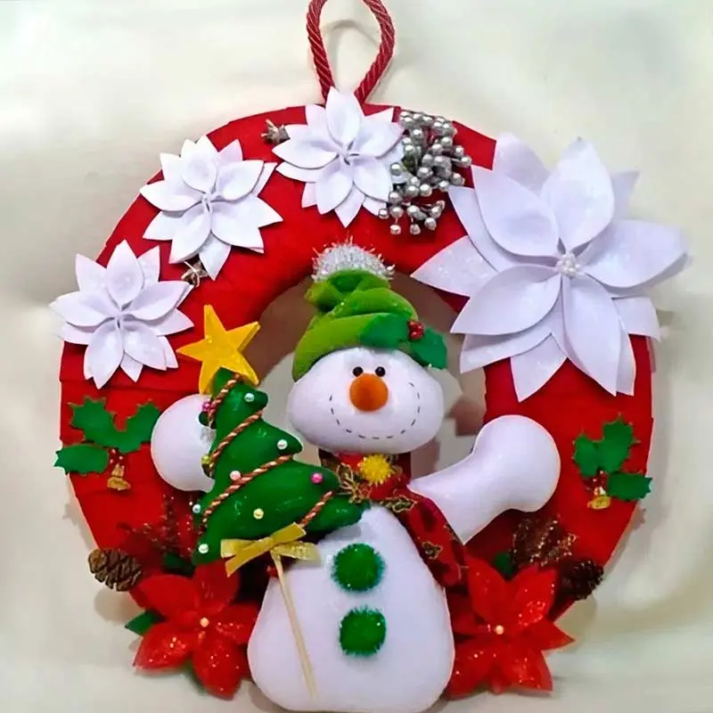 Мастер-класс по изготовлению новогоднего снеговика