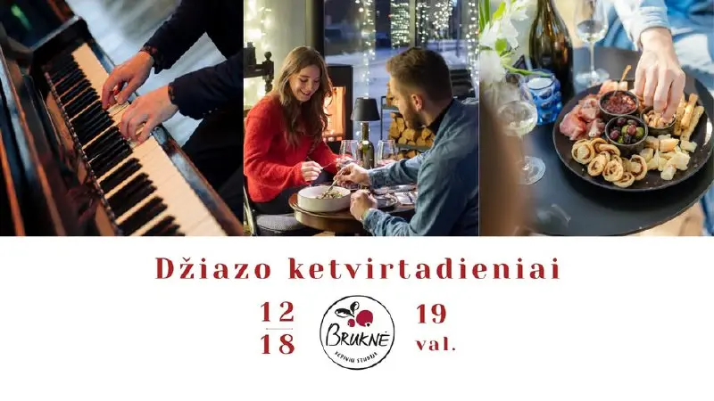 Вечер живого джаза в Bruknė Bistro