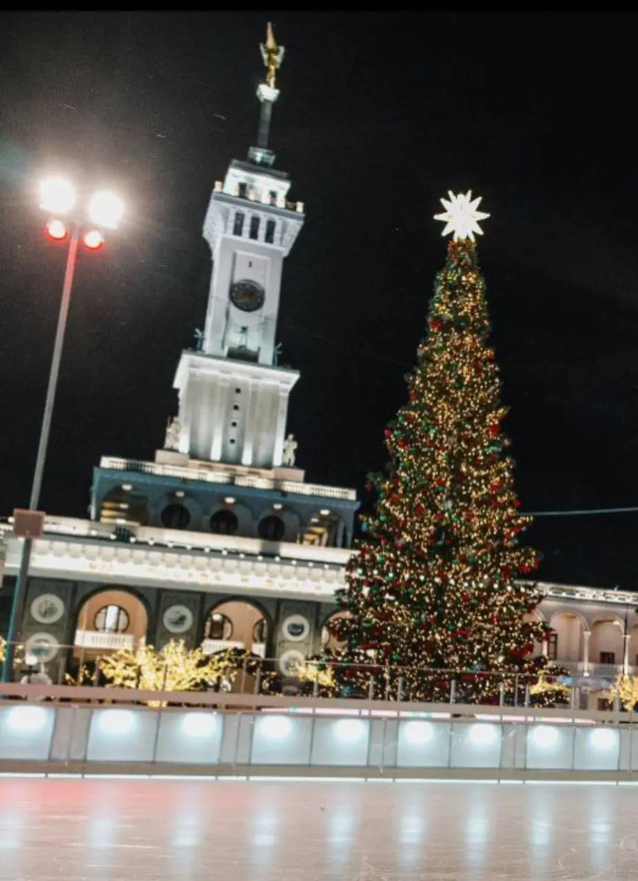 Открытие бесплатного катка на Северном речном вокзале