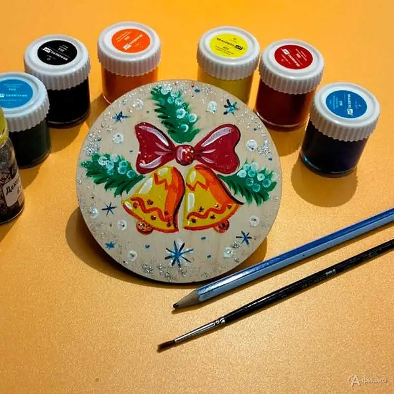 Мастер-класс по новогодней росписи