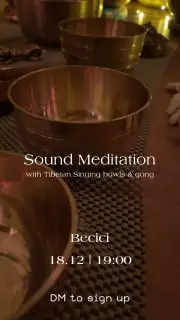 Медитация с поющими чашами и гонгом