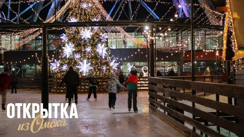 Открытие катка в парке Вокруг света