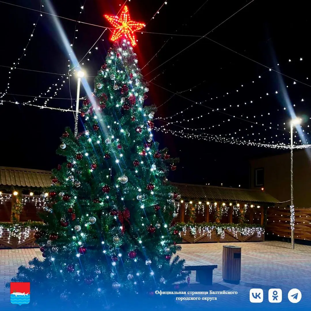 Открытие новогодней ярмарки в Балтийске