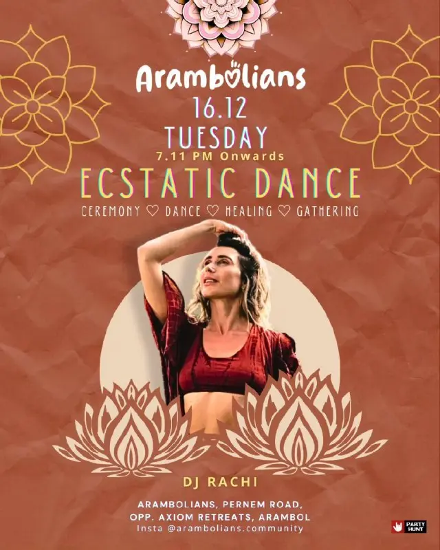 Экстатический танец под диджея Rachi в Arambolians