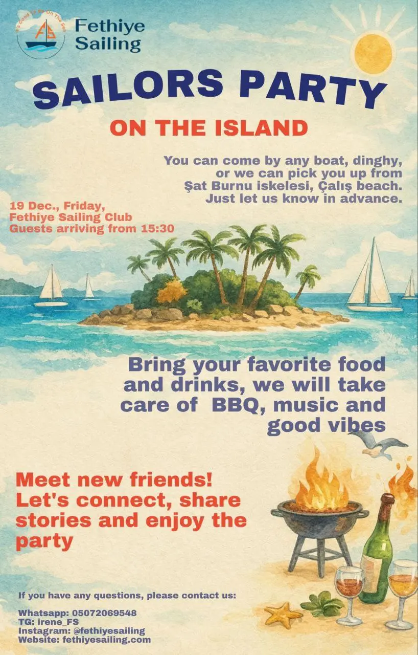 Вечеринка моряков на острове