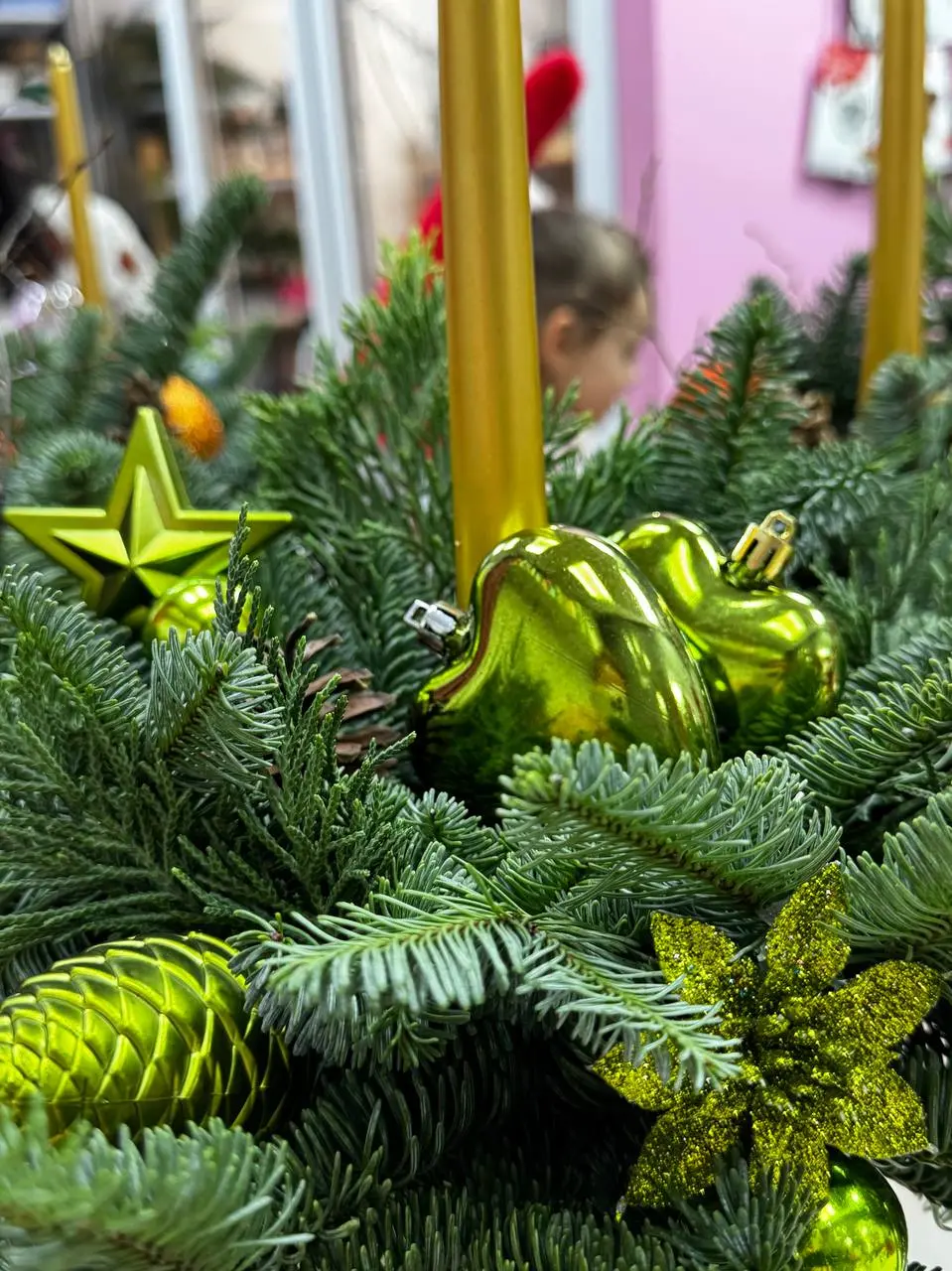 Мастер-класс по новогодним композициям в Фуксии