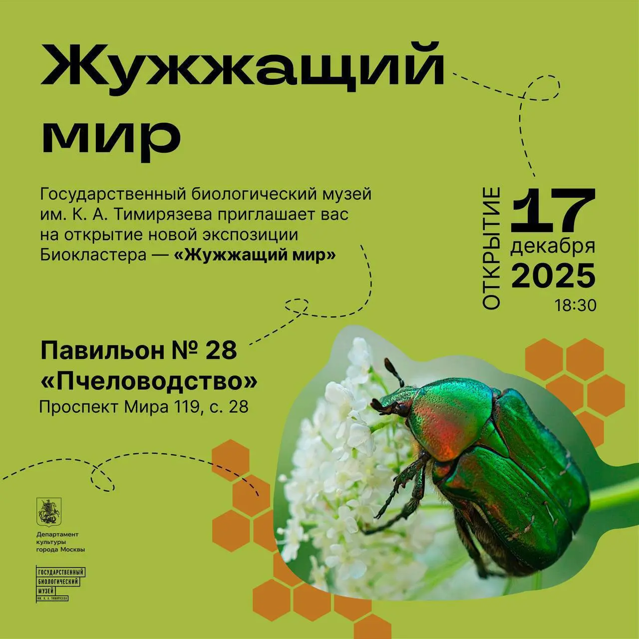 Открытие выставки Биокластера «Жужжащий мир»