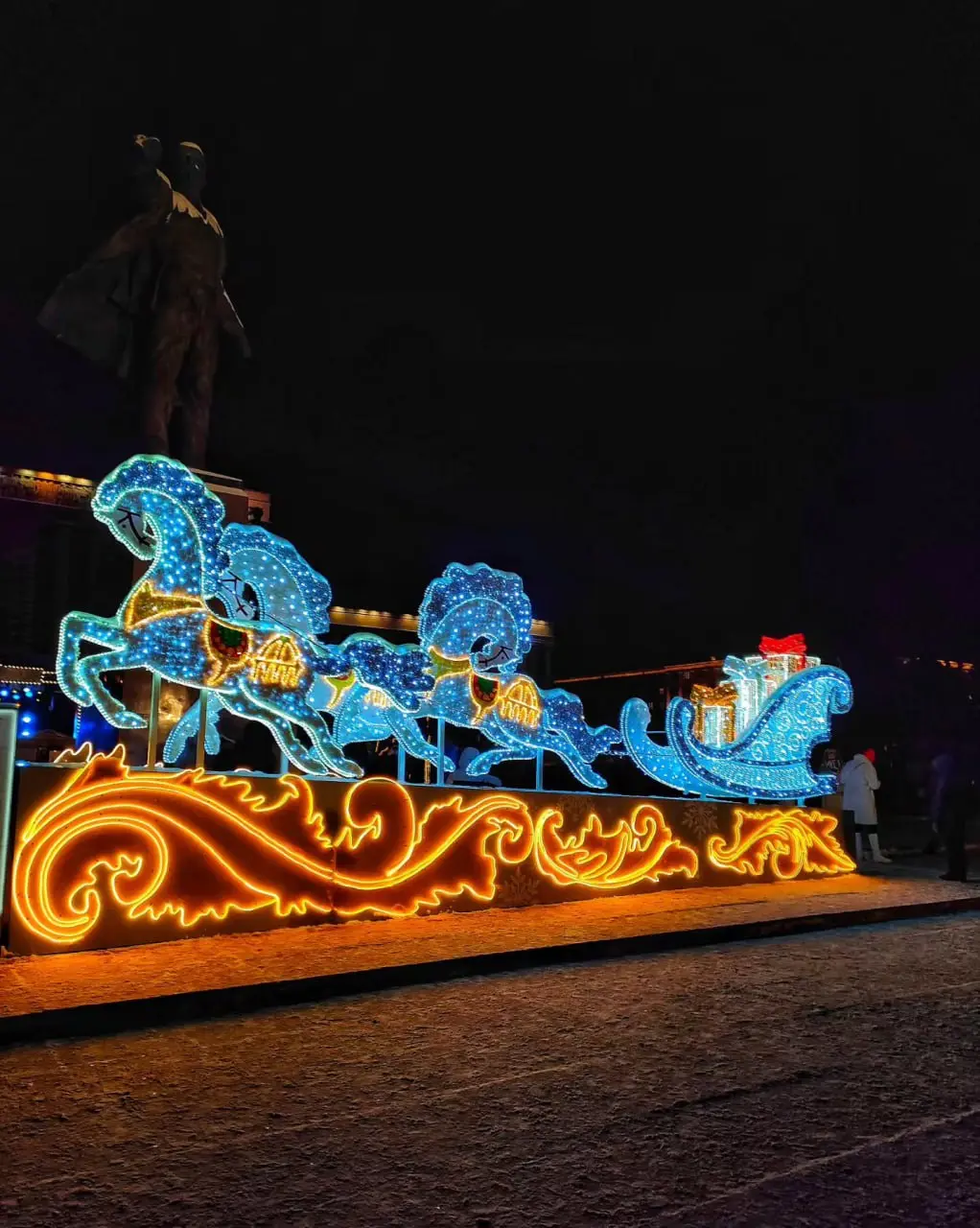 Ярмарка на Московской площади, посвященная Рождеству