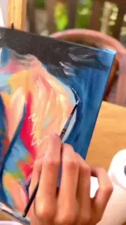 Мастер-класс по рисованию картины на холсте