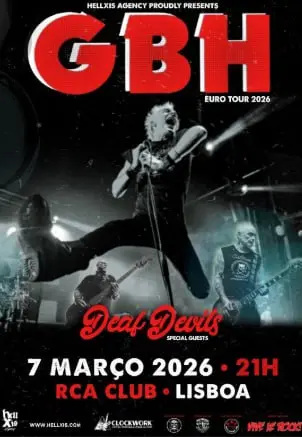 Концерт панк-групп GBH и Deaf Devils
