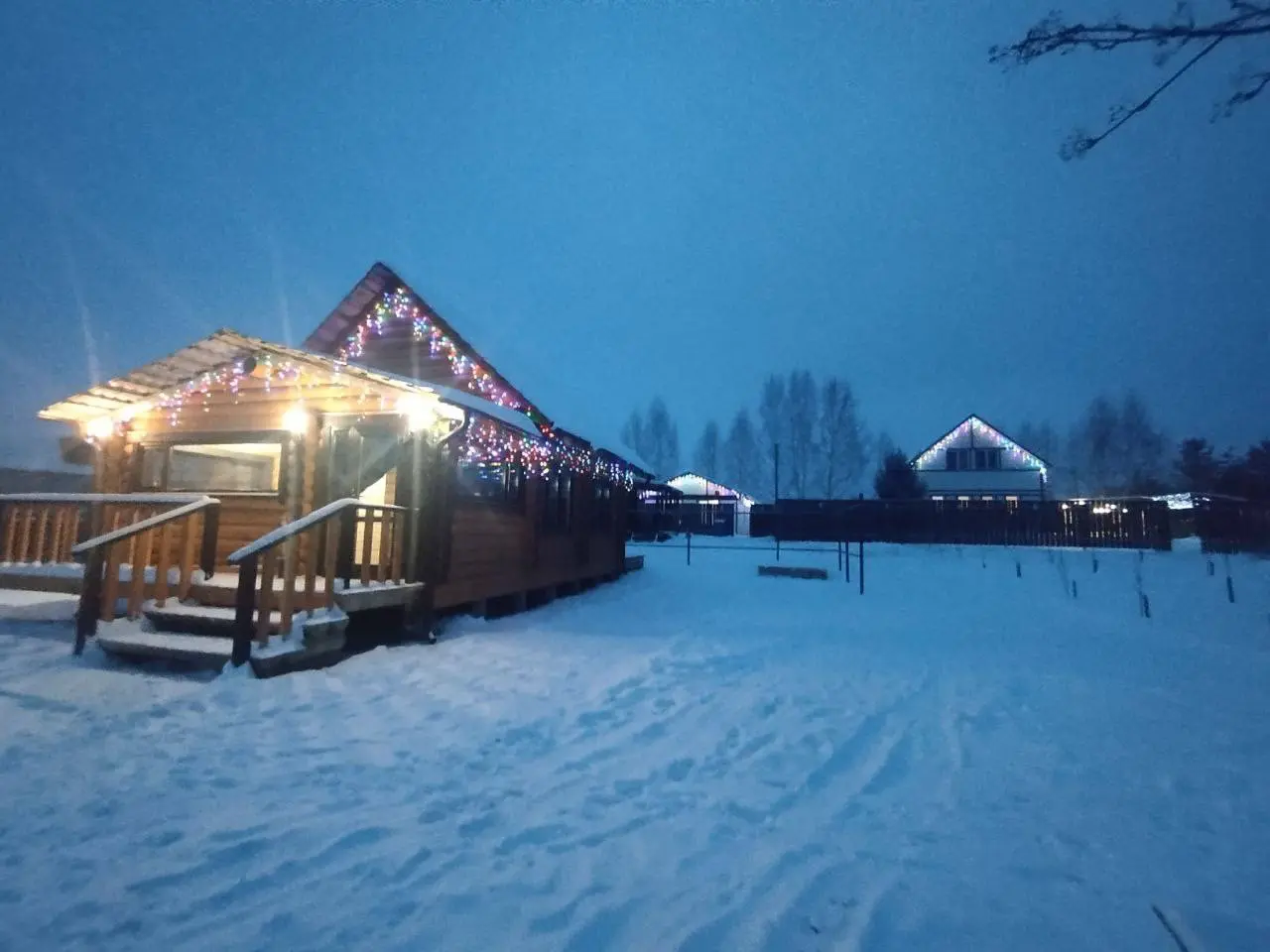 Отдых в доме-бане на зимние каникулы