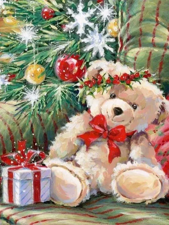 Арт-вечеринка по рисованию новогодней картины