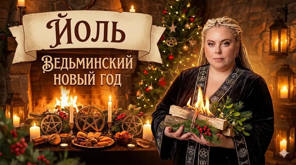 Празднование Йоля, день зимнего солнцестояния