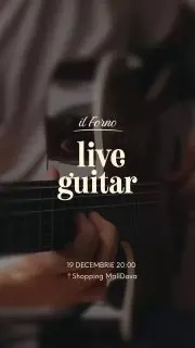 Живое выступление гитариста в Il Forno
