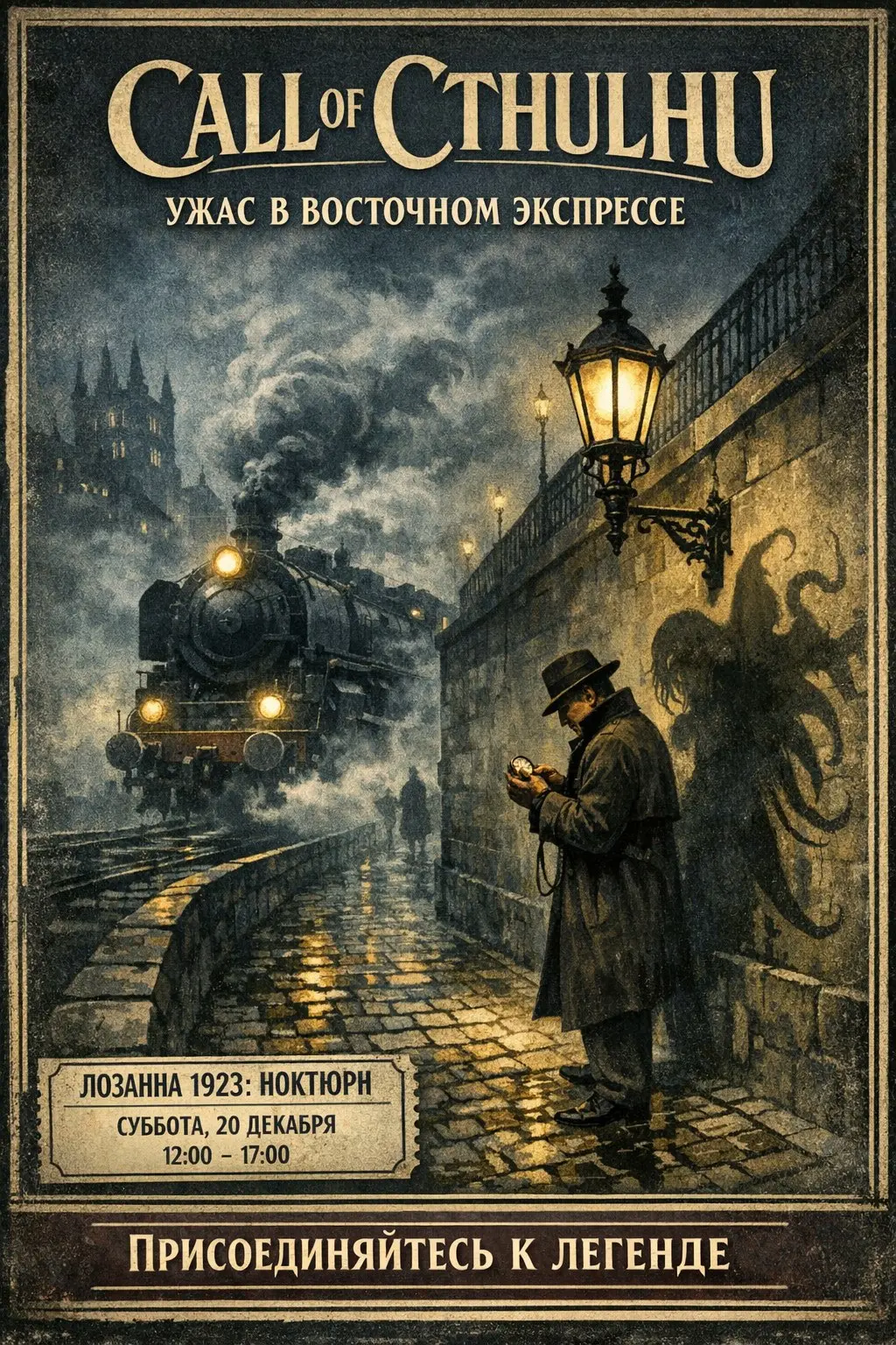 Игpa по Зову Ктулху: Ужас в Восточном Экспрессе