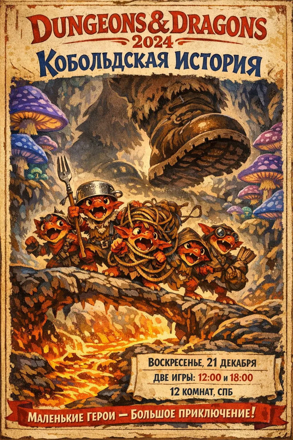 Игра Dungeons & Dragons Кобольдская история