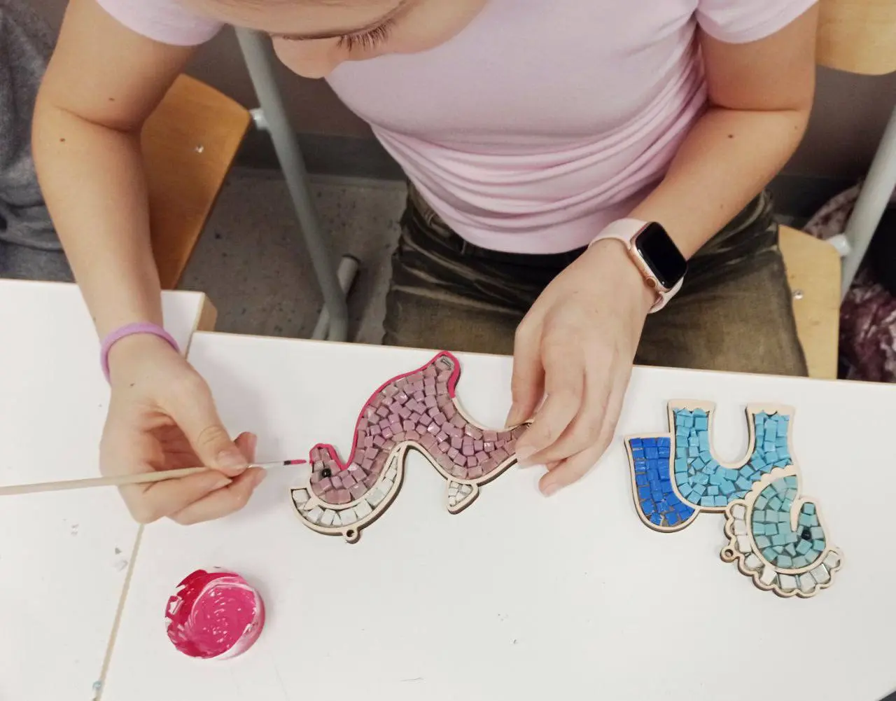 Занятие по живописи на тему Лодочки или Дед Мороз